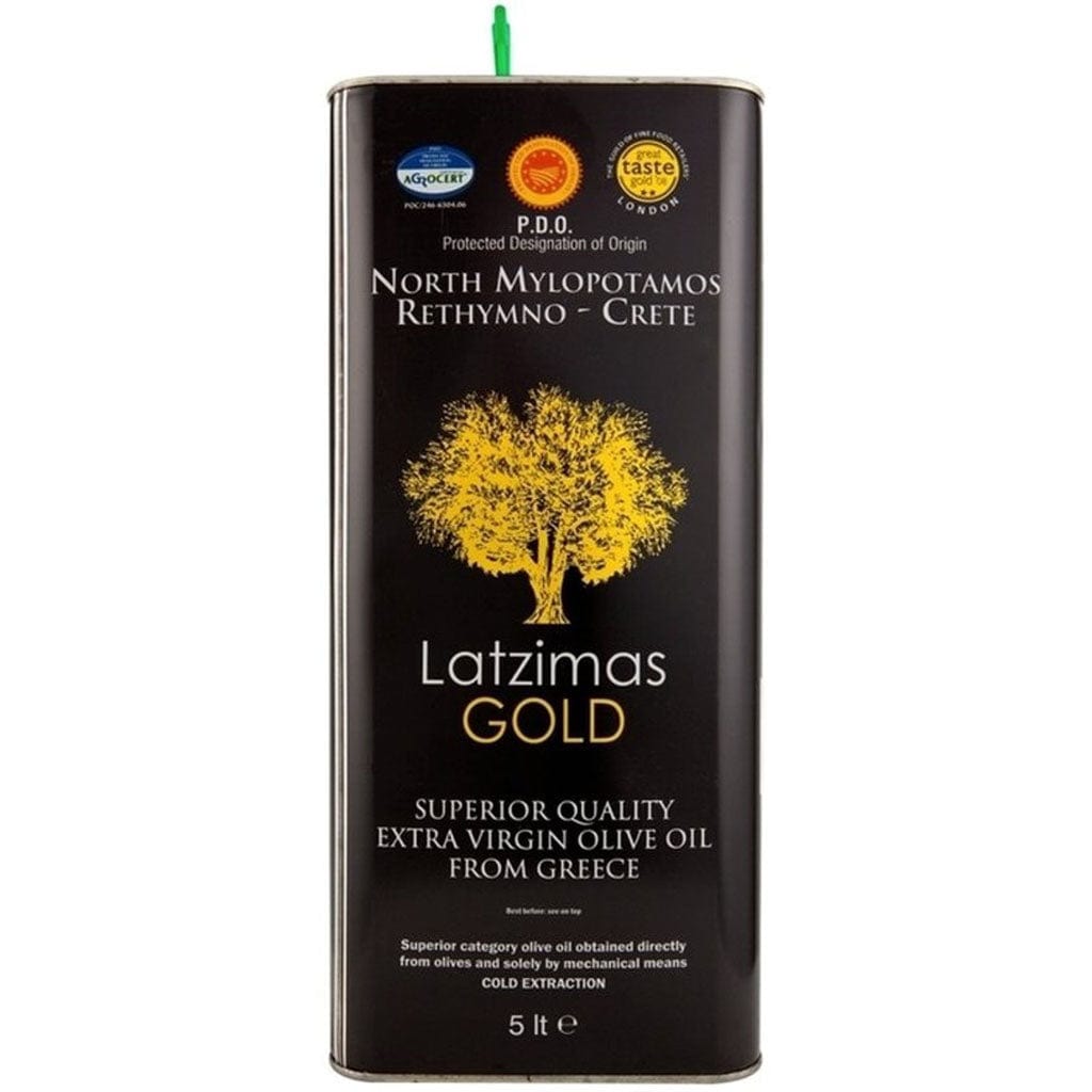 Latzimas Gold Extra Virgin Olive Oil 5l tin